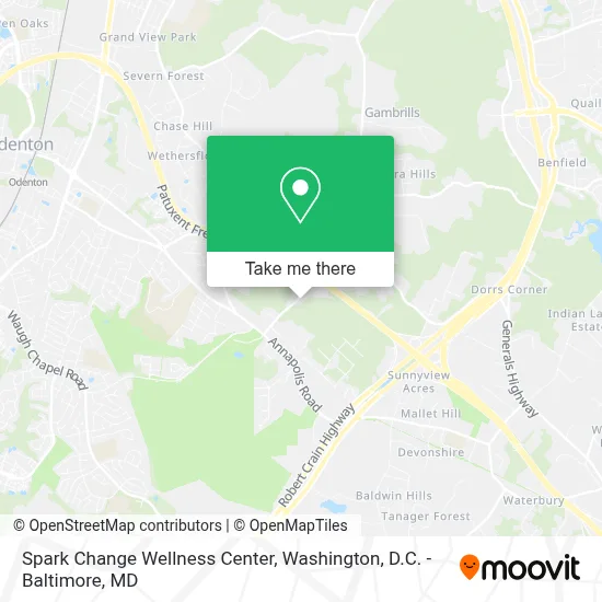 Spark Change Wellness Center map