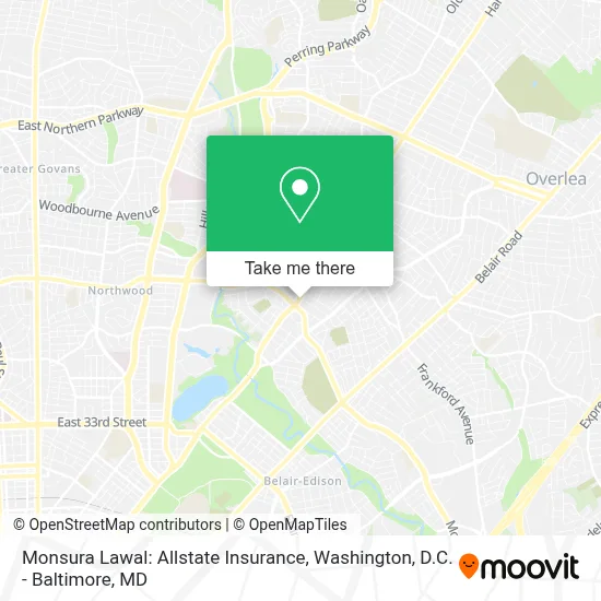 Monsura Lawal: Allstate Insurance map