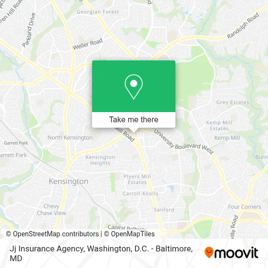 Jj Insurance Agency map