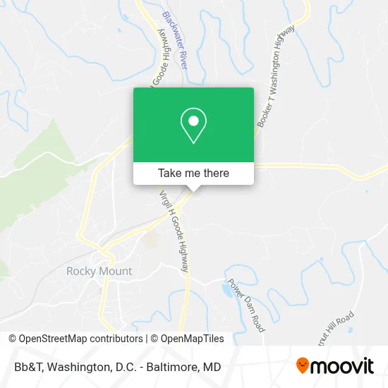 Bb&T map