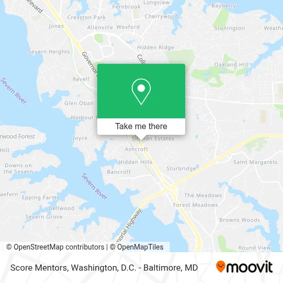 Score Mentors map