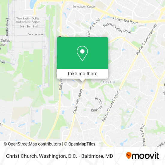 Christ Church map