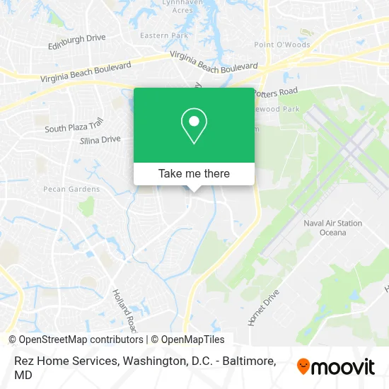 Rez Home Services map