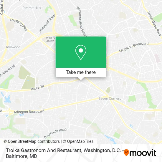 Troika Gastronom And Restaurant map