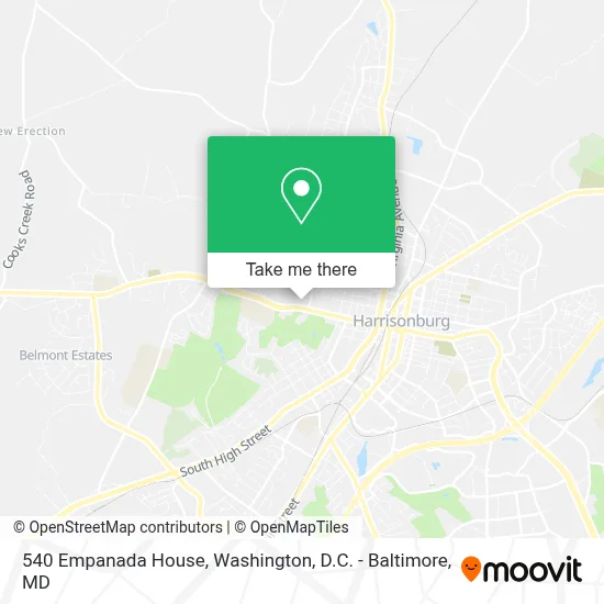540 Empanada House map