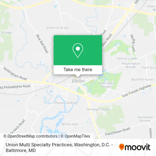 Union Multi Specialty Practices map