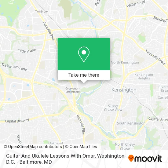 Guitar And Ukulele Lessons With Omar map