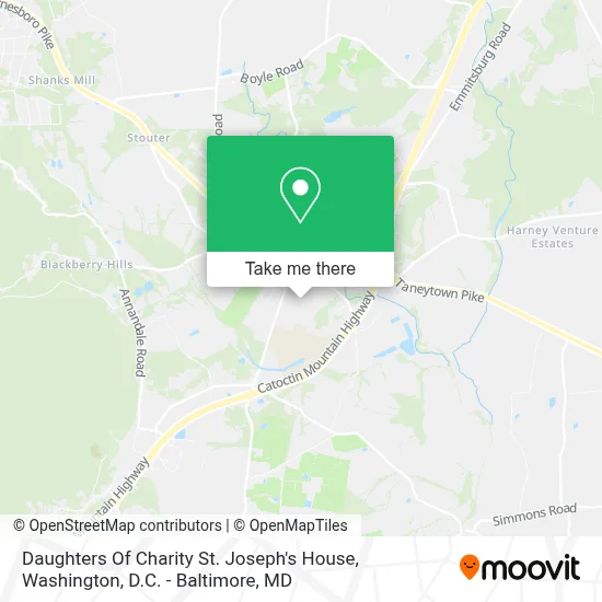Daughters Of Charity St. Joseph's House map