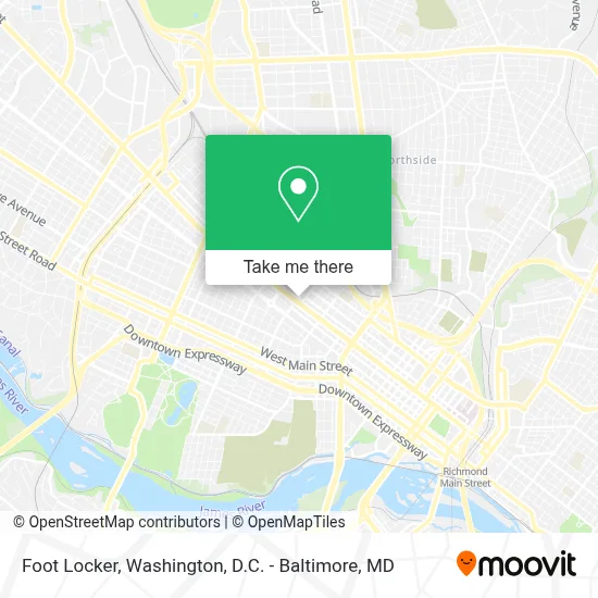 Foot Locker map