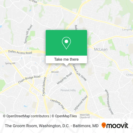 The Groom Room map