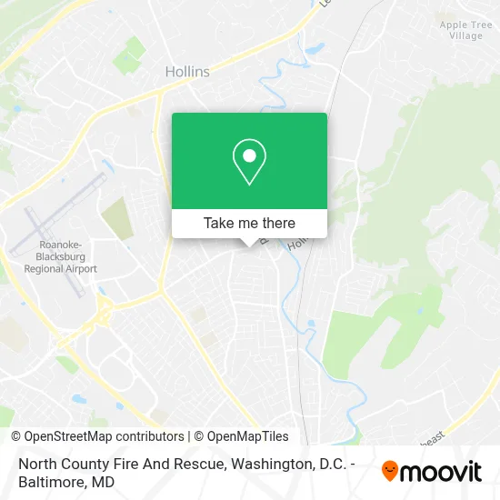 North County Fire And Rescue map