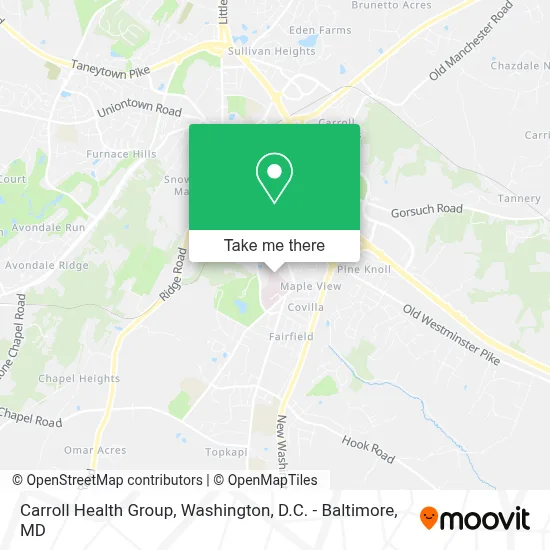 Carroll Health Group map