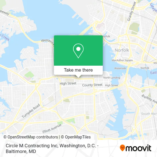 Circle M Contracting Inc map