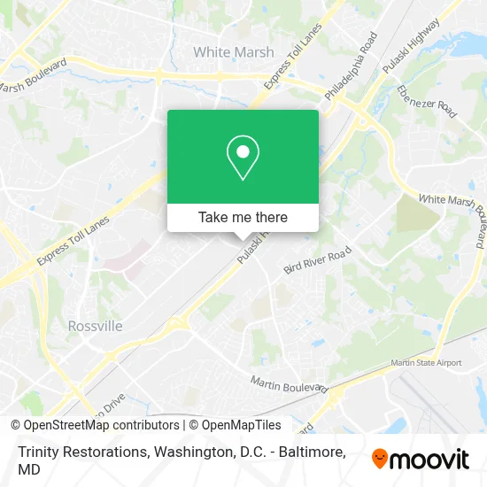 Trinity Restorations map