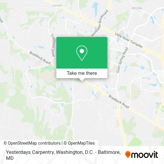 Yesterdays Carpentry map