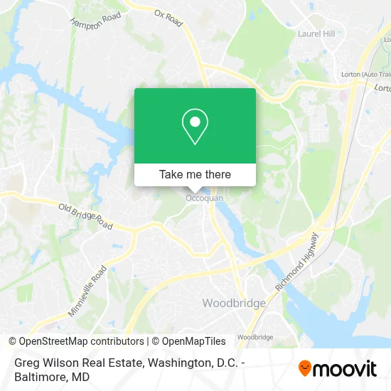Greg Wilson Real Estate map