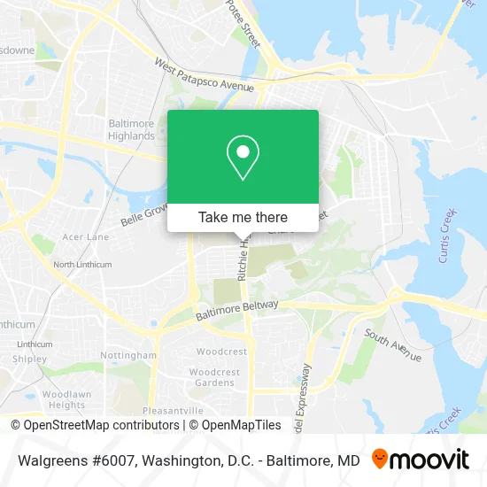 Walgreens #6007 map