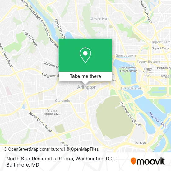 North Star Residential Group map