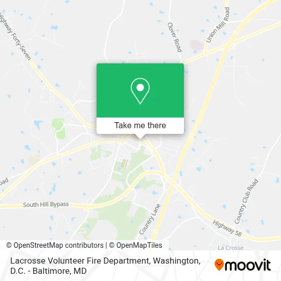 Lacrosse Volunteer Fire Department map
