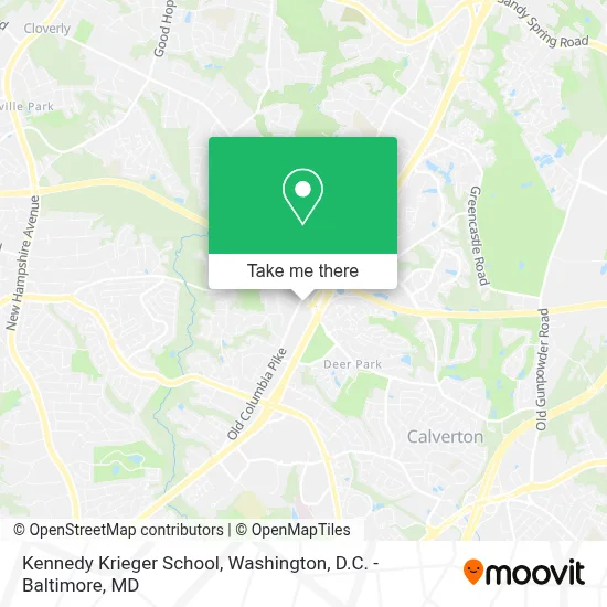 Kennedy Krieger School map
