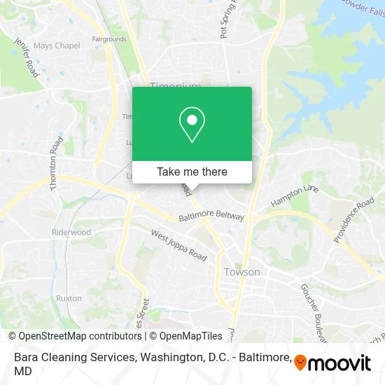 Bara Cleaning Services map