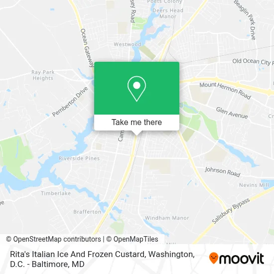 Rita's Italian Ice And Frozen Custard map
