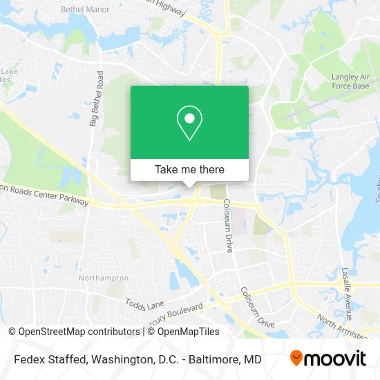 Fedex Staffed map