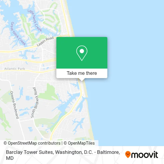 Barclay Tower Suites map