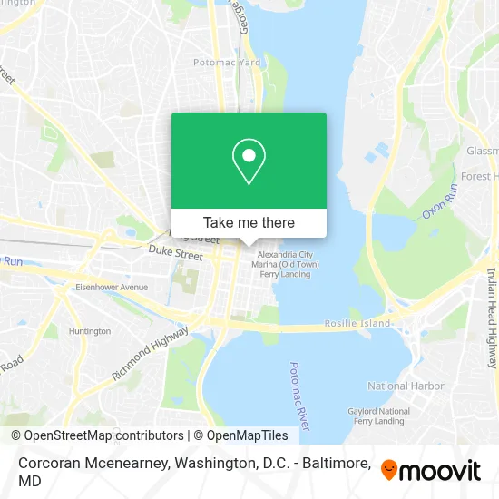 Corcoran Mcenearney map