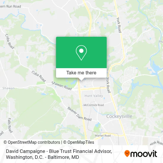 David Campaigne - Blue Trust Financial Advisor map