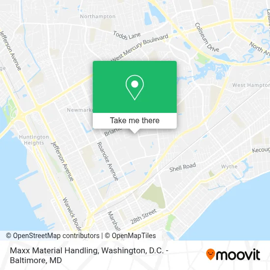 Maxx Material Handling map