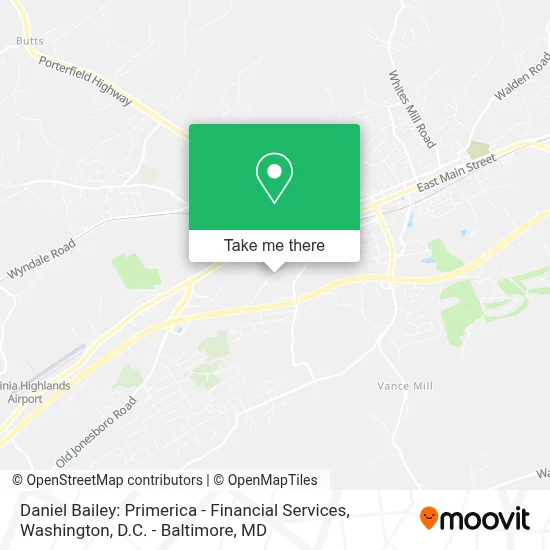 Daniel Bailey: Primerica - Financial Services map