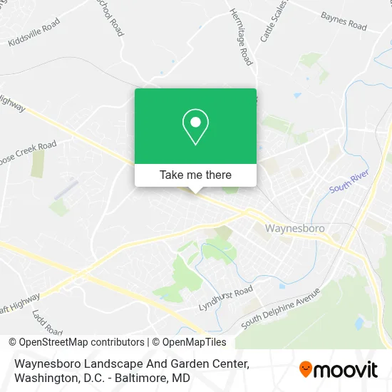Waynesboro Landscape And Garden Center map