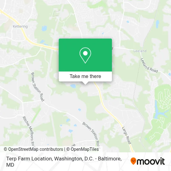 Terp Farm Location map