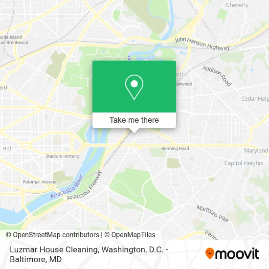 Luzmar House Cleaning map