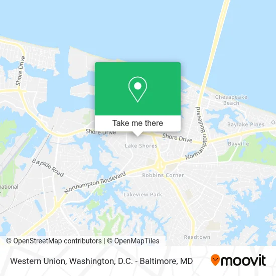 Western Union map
