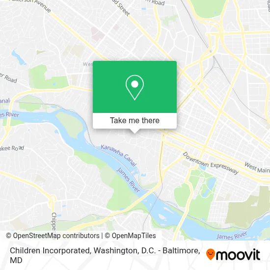 Children Incorporated map