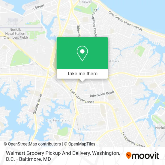 Walmart Grocery Pickup And Delivery map