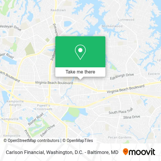 Carlson Financial map