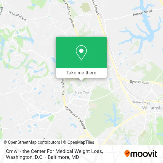Cmwl - the Center For Medical Weight Loss map