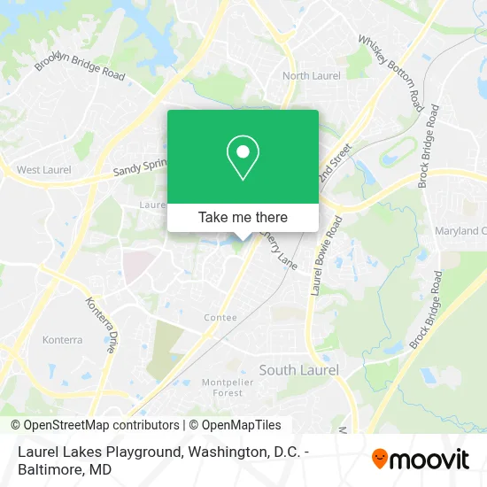 Laurel Lakes Playground map