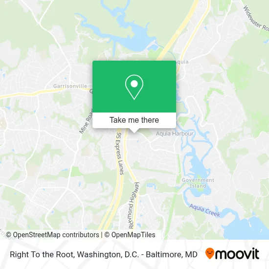Right To the Root map