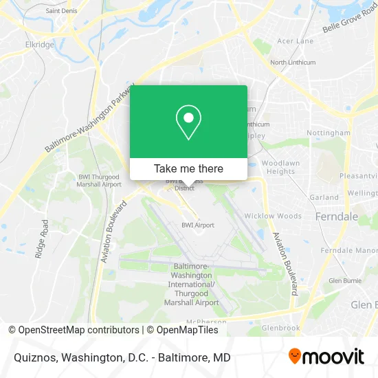 Quiznos map