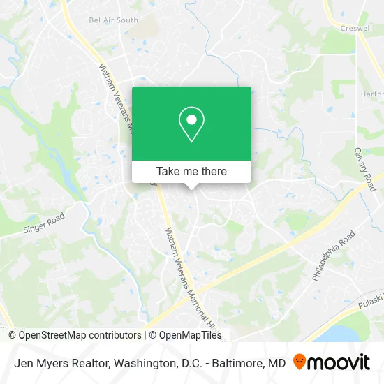 Jen Myers Realtor map