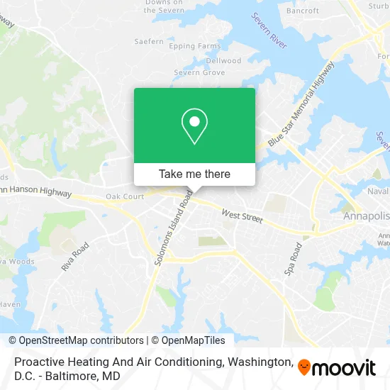 Proactive Heating And Air Conditioning map