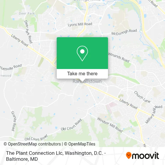 The Plant Connection Llc map