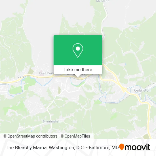 The Bleachy Mama map