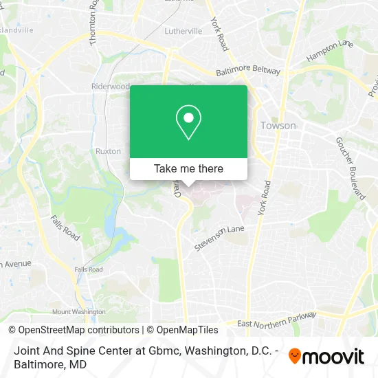 Joint And Spine Center at Gbmc map