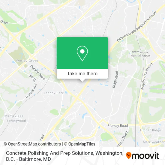 Concrete Polishing And Prep Solutions map