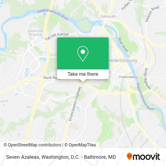 Seven Azaleas map